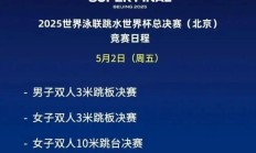 皇冠APP:全红婵2025北京跳水世界杯总决赛赛程时间 女子10米跳台比赛时间